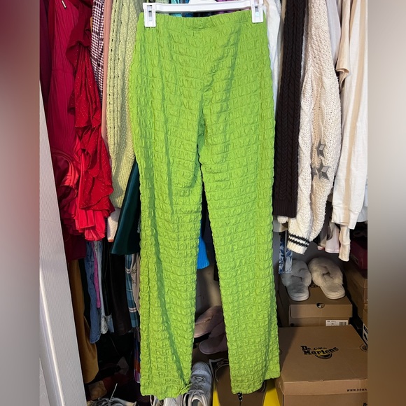 Urban Outfitters Green Tanya Knit Bubble Pants - Picture 5 of 5